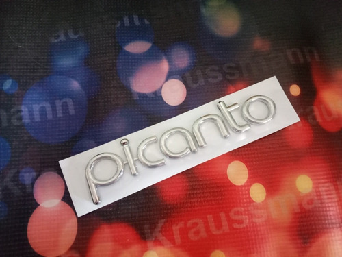 Kia Picanto, Logo Emblema Cromado 