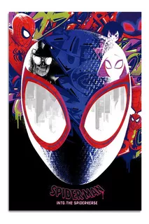 Cuadro Moderno Spider-man Into The Spider-verse 60x40 Cm