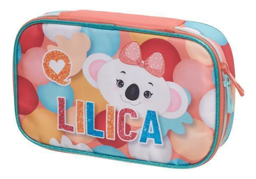 Estojo Box Lilica Ripilica Meninas Escolar Infantil