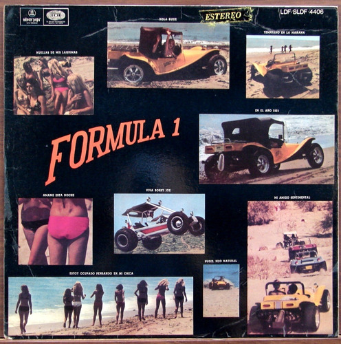 The Clive Allan - Formula 1 - Lp Vinilo Año 1970 - Alexis31