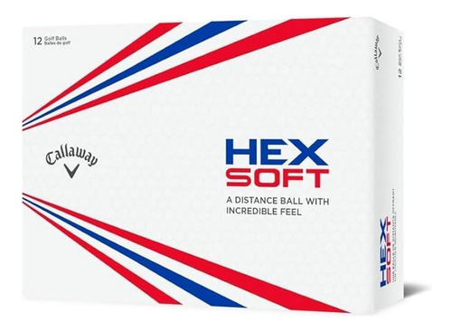 Pelotas Bolas De Golf Callaway Hex Blandas 12 Uni Blanco