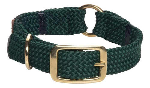 Mendota Pet Center Ring Collar Para Perro, Verde Cazador, 1 