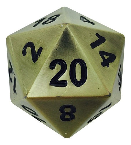 45 mm Full Metal D20 norse Fundicion Bronce Dragones La Esca