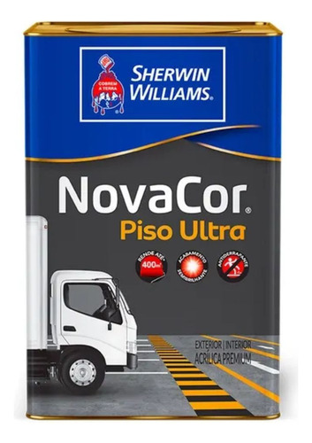 Sherwin Williams Novacor Piso Ultra Novacor 18l Semi-brilho Acabamento Semibrilho Cor Branco