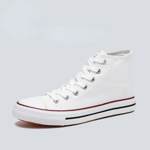 Zapatilla Hombre Urbana De lona Casual Caña Alta Clasica