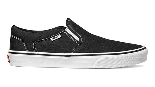                Zapatilla Hombre Asher Canvas Black/white