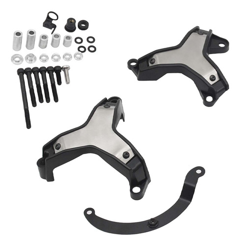 Protectores De Motor De Motocicleta, Protector De Plata