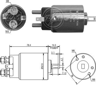 Solenoide O Automatico Nissan 2.5 Diesel Zm 980