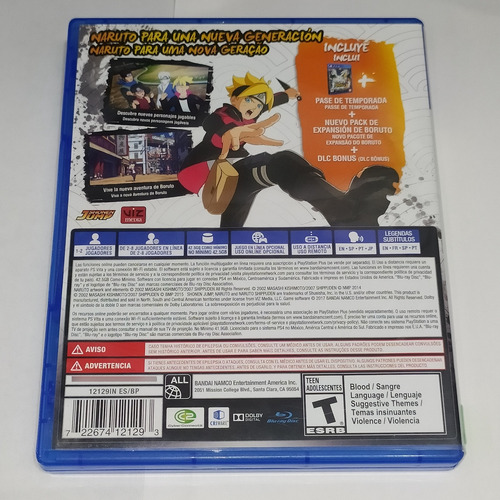 Naruto Storm 4 Road To Bruto Español - Longaniza Games (Reacondicionado)