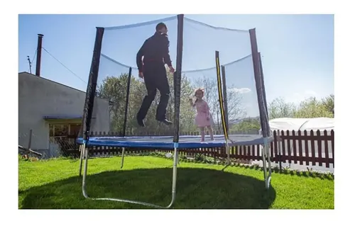 Trampolín VirtuFit Con Red De Seguridad – Diámetro De Colchoneta 183 Cm, Soporta Hasta 50 Kg, Para Exteriores Y Resistente A Rayos UV
