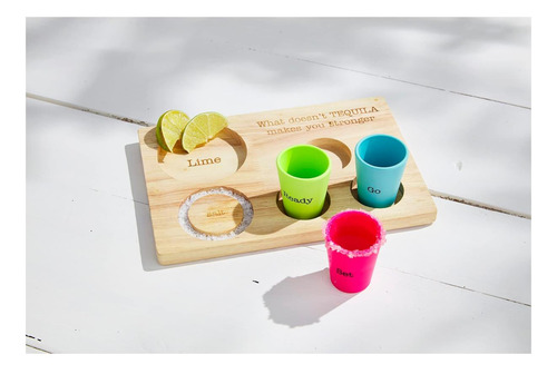 Conjunto De Tequila De Pastel De Barro, Tablero 7 X 10 | Dis
