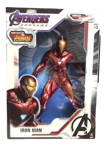 Figura Articulada Iron Man 50cm Avengers Endgame 0586 Ditoys