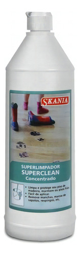 Limpa Piso De Madeira Superclean Skania Concentrado 1litro