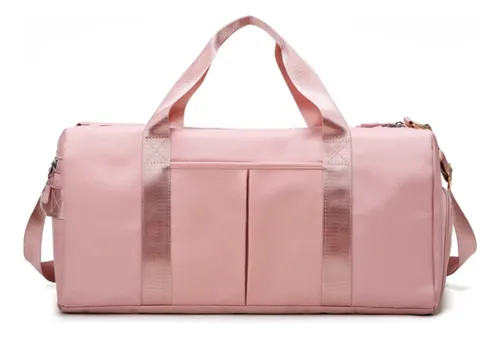 Bolsa Gimnasio Mujer John Smith B18225 Negro-Rosa