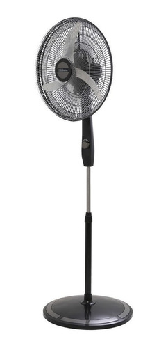 Imagen 2 de 2 de Ventilador de pie Liliana VPC20B negro con 3 palas color plateado de metal, 20" de diámetro 220 V