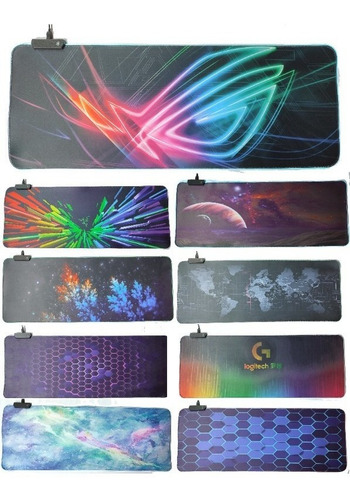 Alfombrilla Mouse Pad Rgb Grande 31'' Antideslizante Nuevos!