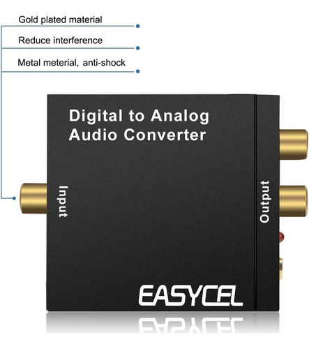 Easycel Audio Digital To Analog Converter Dac With 3.5mm ...