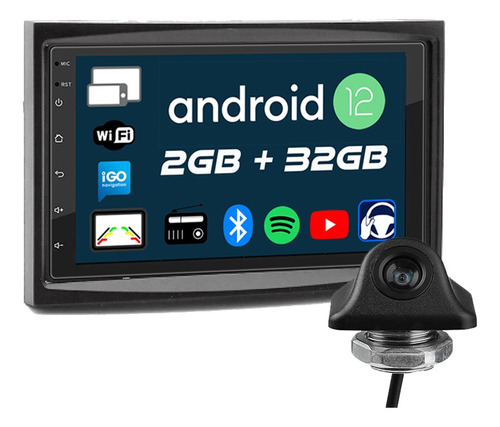 Estereo Android 2din Peugeot 307 Bt/wifi/gps + Camara