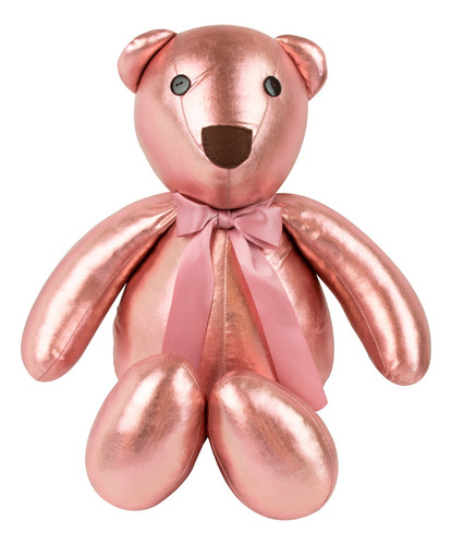 Oso Peluche 40 Cm San Valentín O Cualquier Ocasión Color Rosa Claro