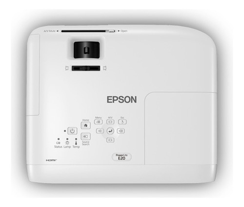 Proyector Epson Powerlite E20 3400 Lúmenes 1024x768 Xga 3lcd