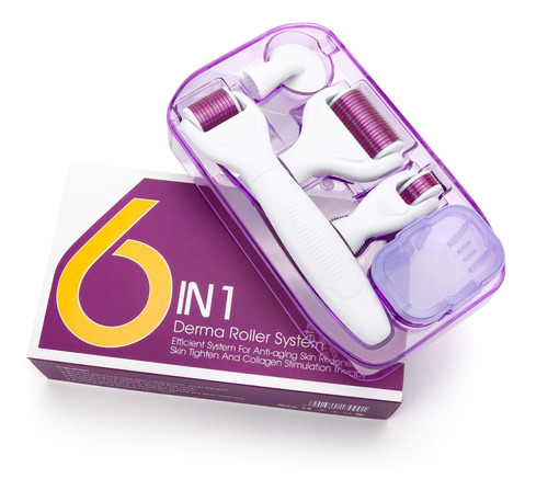 6 En 1 Rodillo De Piel Aguja Microdermoabrasión Kits Facial