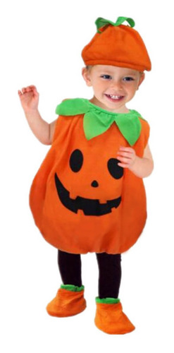 Traje Disfraz Halloween Bebé Niña Disfraces Calabaza | Cuotas sin interés Traje Disfraz Halloween Bebé Niña Disfraces Calabaza | Cuotas sin interés