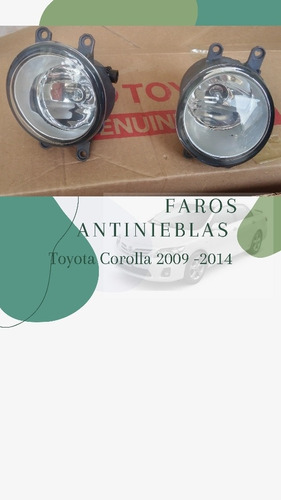 Faros Antinieblas Toyota Corolla 2009 2014 