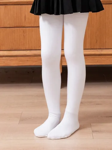 Blanco Mallas Afelpadas Niña Leggins Termicos Polar Frio