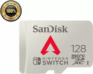 Memoria Sandisk Micro Sd 128gb Oficial Nintendo Switch Galga