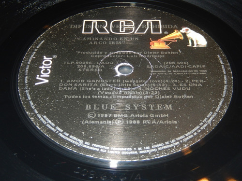 Blue System Caminando En Un Arco Iris Vinilo 1988 Discazo ! (Usado)