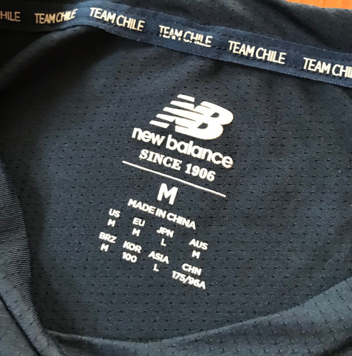 Camiseta Selección Chilena Comité Olímpico Talla M Azul (Usado)