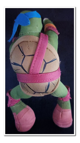 Tortugas Ninjas Leonardo Peluche 16x10 Cms. Aprox. 2013 (Usado)