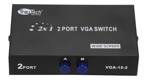 Switch Conmutador Vga 2x1 Trautech