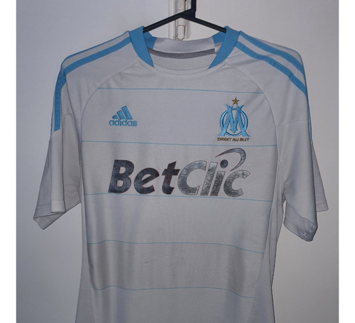 Camiseta Olympique Marsella adidas 2010 #8 Lucho Gonzalez