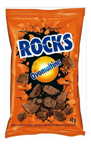 Imagem 1 de 1 de Ovomaltine Rocks Flocos Crocantes 40g