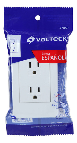 Placa De Contacto Armada, Duplex Polarizado Con 3 Modulos.