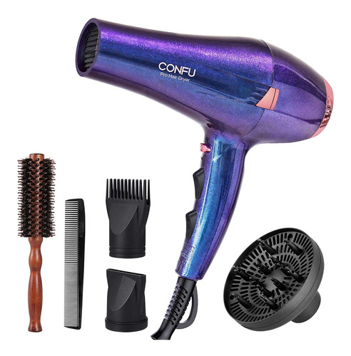 Confu 2200w Secador De Pelo Profesional, Secador De Soplado 