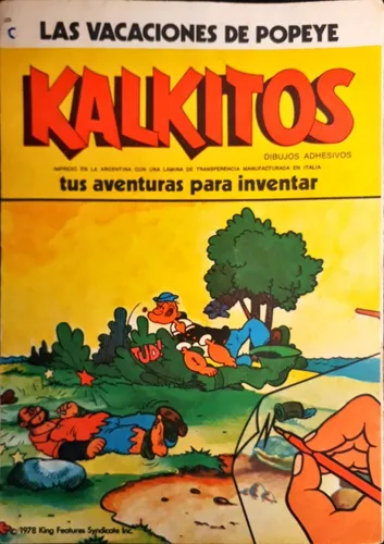 Kalkitos Las Vacaciones De Popeye, Usado (tamaño Grande) (Usado)