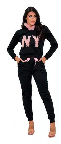 Conjunto moletom feminino Badcat