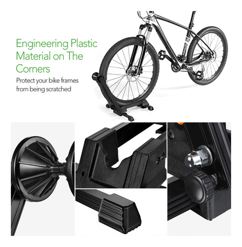 Soporte Plegable Para Bicicletas, Suelo, Estacionamiento Par