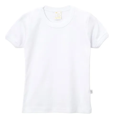 Remera manga corta blanca sale