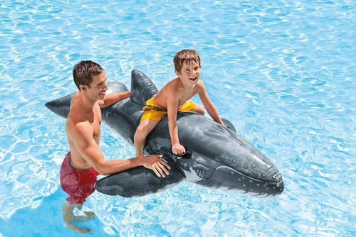 Inflable Para Piscina Intex Realista Whale Ride On 2,0 Fr15i