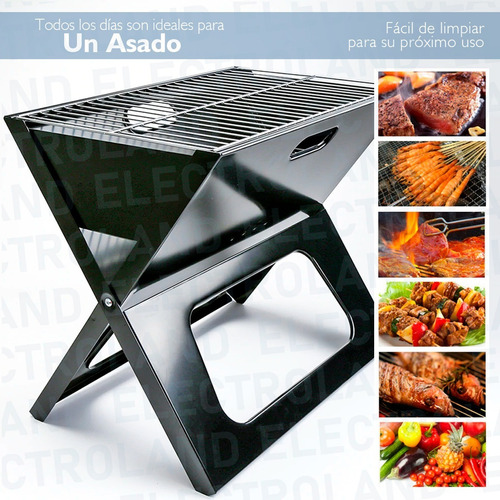 Parrilla Grill A Carbón Plegable Portátil Bbq