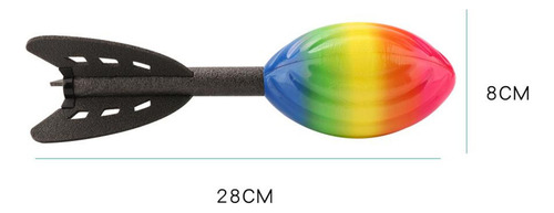 Rainbow Foam Hand Throwing Rocket Rocket Partido De