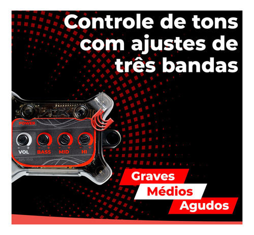 Player Caixa Bob Som Automotivo Bluetooth Zero Ruídos Ajk