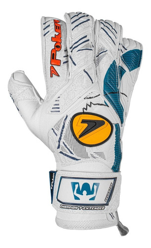 Imagem 3 de 9 de Luva Goleiro Prof Futebol Campo Champion 7 Extended Weverton