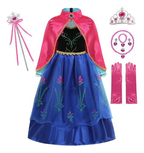 Disfraz De Princesa Para Niñas Pequeñas, Disfraz De Cosplay 