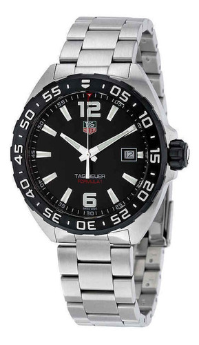 Reloj Tag Heuer Para Hombre Waz1110.ba0875 Tono Plateado