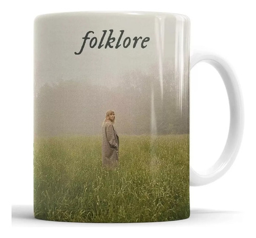 Taza Taylor Swift Folklore - Cafe - Ceramica Importada