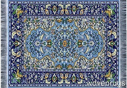 Bello Color Azul Oriental Alfombra Tejida Mousepad  orie